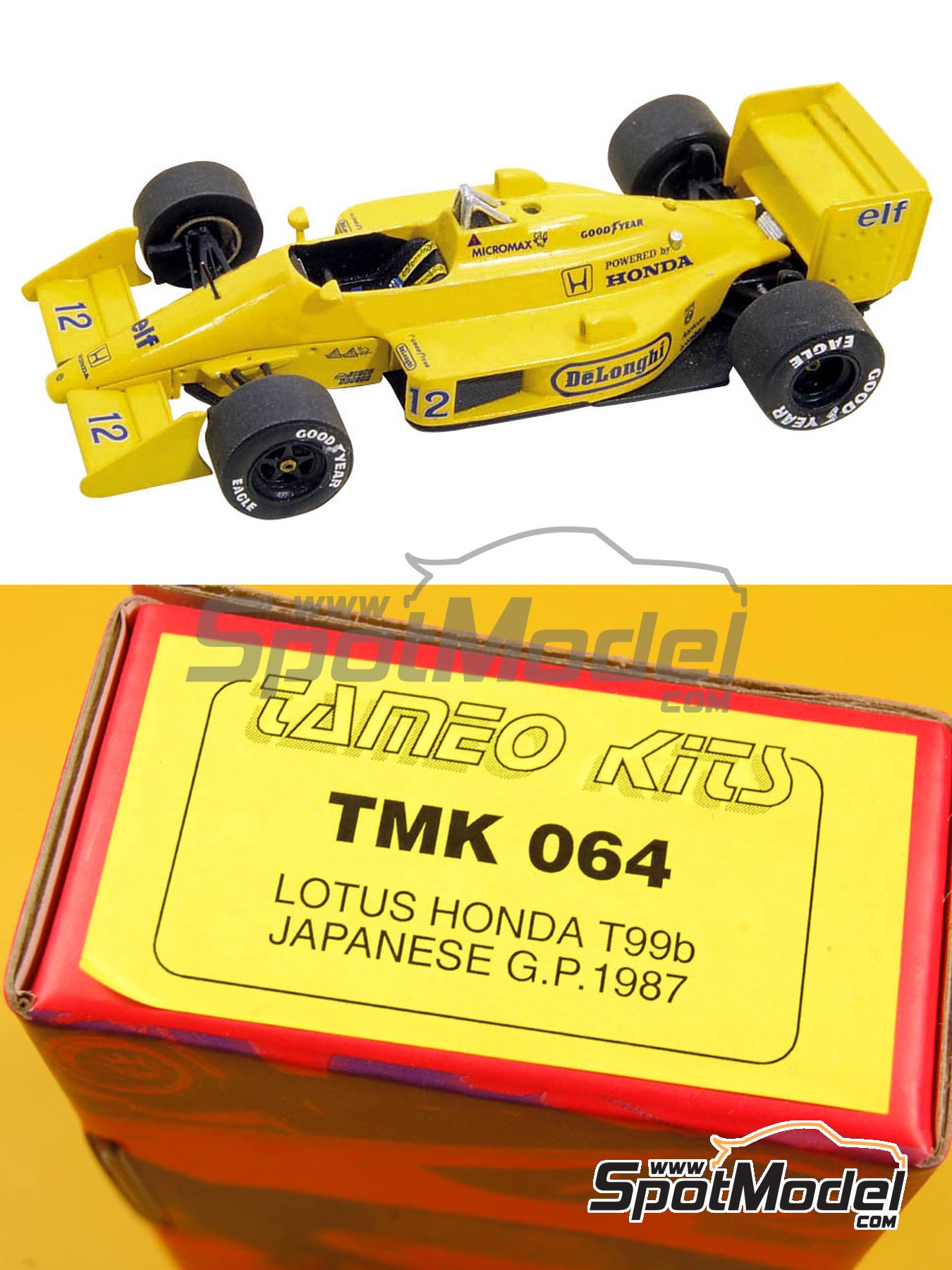 Tameo Kits TMK064: Car scale model kit 1/43 scale - Lotus
